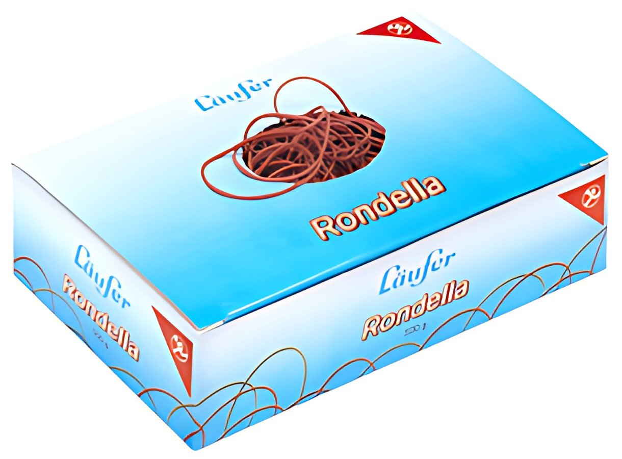 Läufer Bracelets élastiques RONDELLA, 100 mm, 500 g, rouge