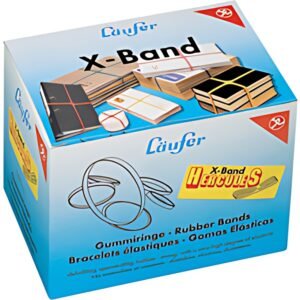 Läufer Elastiques en X dans un carton - 500 g, 100 x 11 mm,