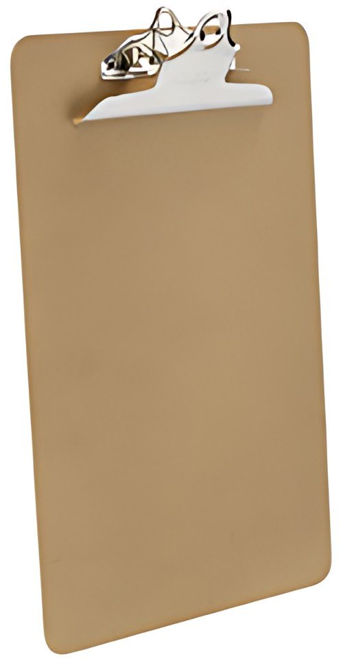 Läufer Porte-bloc à pince, panneau de fibres, A4, brun