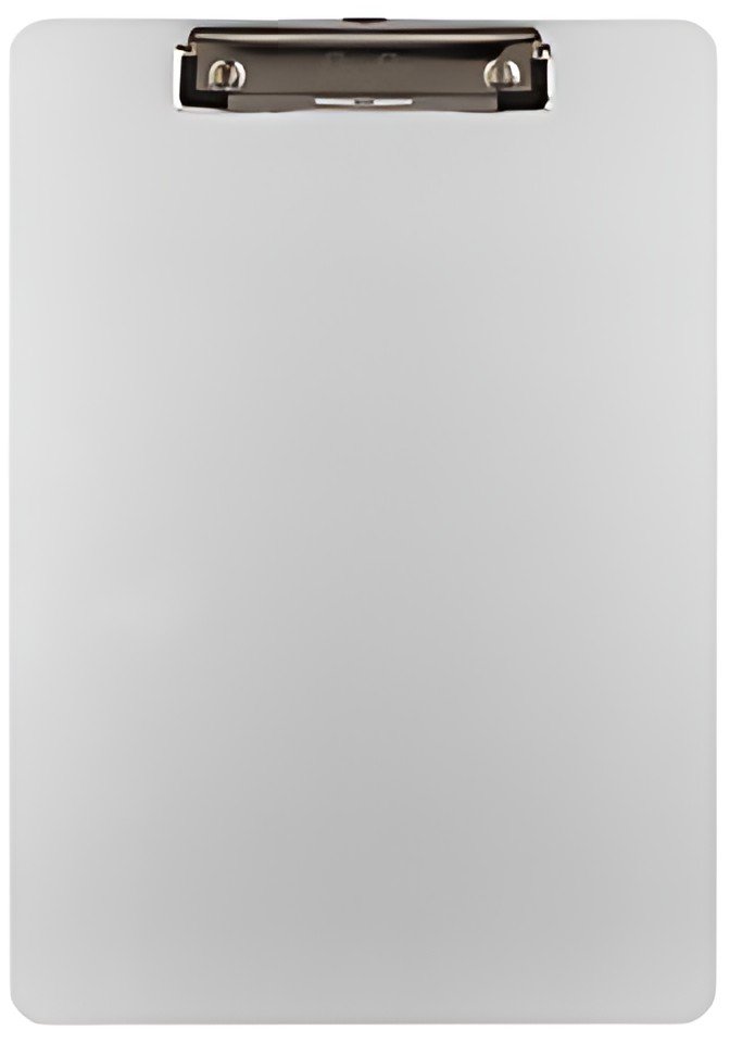 Läufer Porte-bloc à pince, en aluminium, A4, pince plate