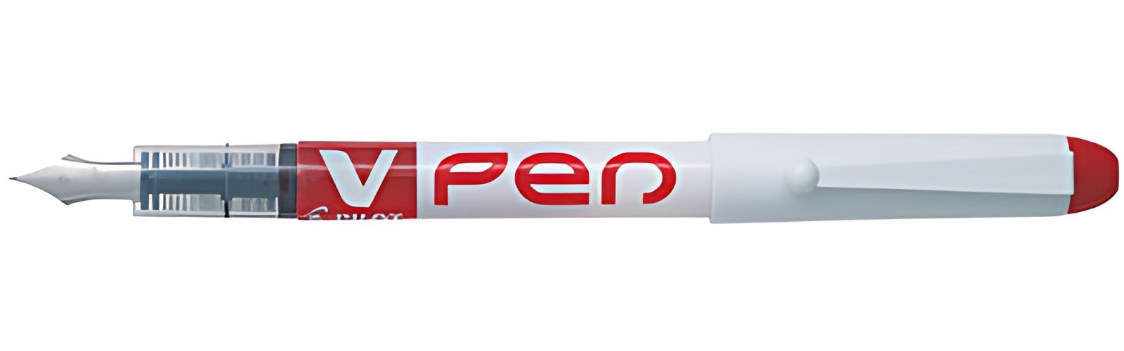 PILOT Stylo plume V-Pen effaçable, rouge