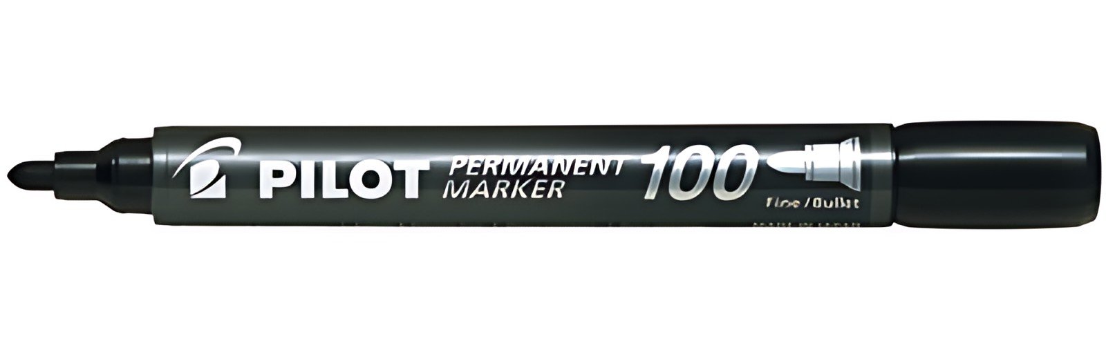 PILOT Marqueur permanent 100, pointe ogive, noir