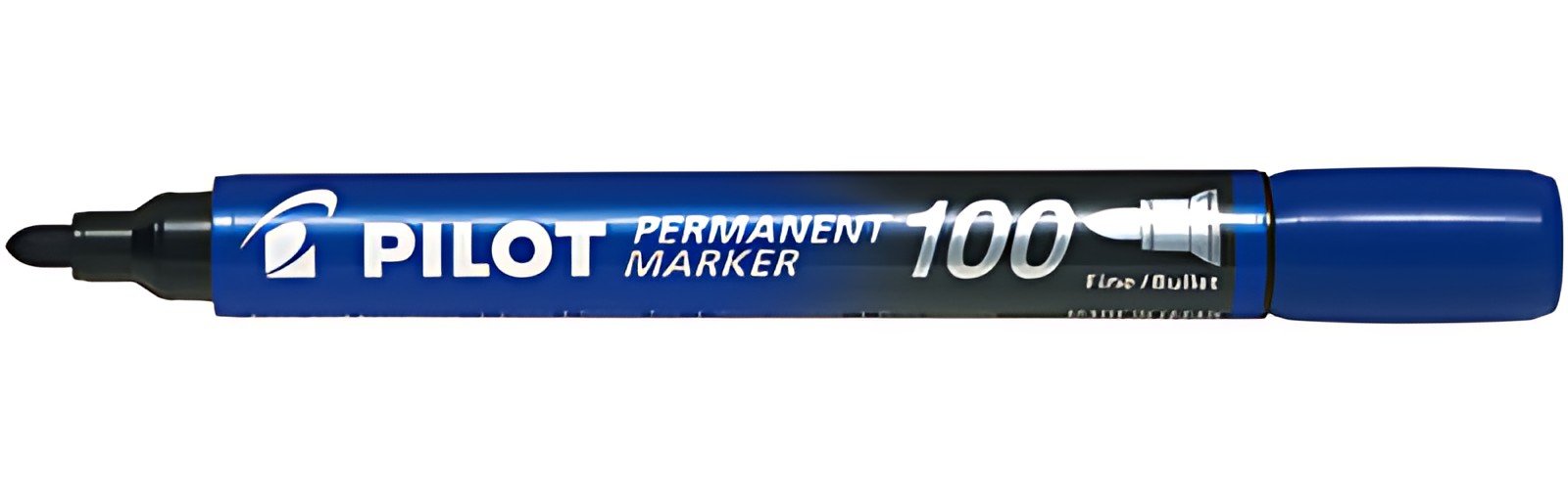 PILOT Marqueur permanent 100, pointe ogive, bleu