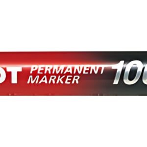 PILOT Marqueur permanent 100, pointe ogive, rouge