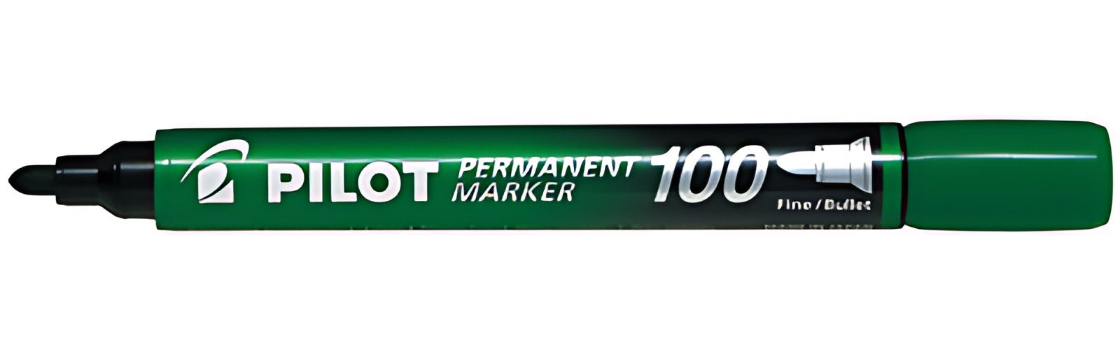 PILOT Marqueur permanent 100, pointe ogive, vert