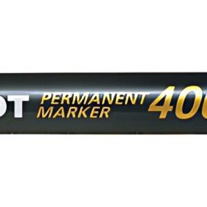 PILOT Marqueur permanent 400, pointe biseautée, noir