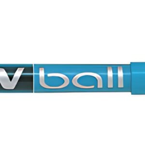 PILOT Stylo roller V Ball VB 5, pointe métal, bleu clair