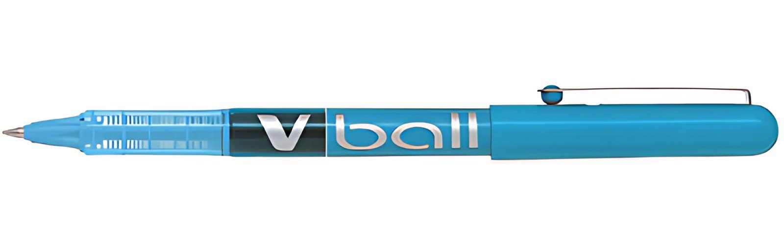 PILOT Stylo roller V Ball VB 5, pointe métal, bleu clair