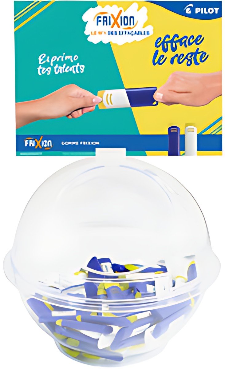 PILOT Gomme en plastique FRIXION, présentoir de 96 pièces