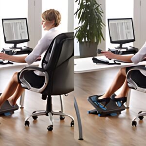 Fellowes Repose-pied Energizer, en plastique, noir