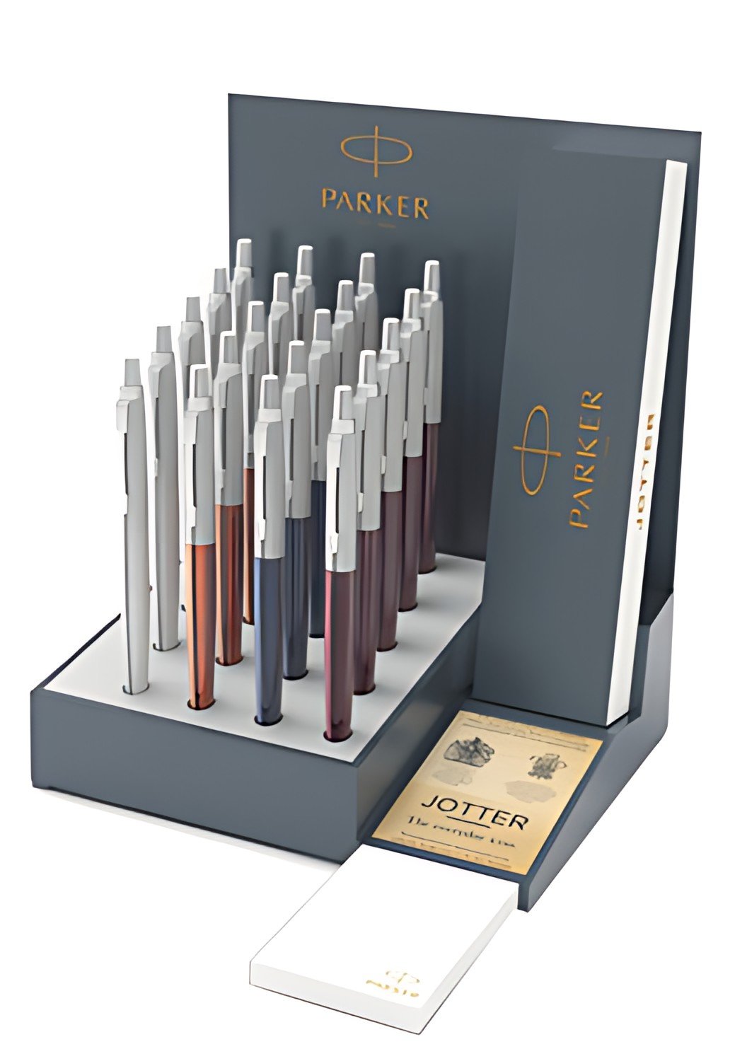 PARKER Stylo bille rétractable JOTTER CORE, présentoir de 20