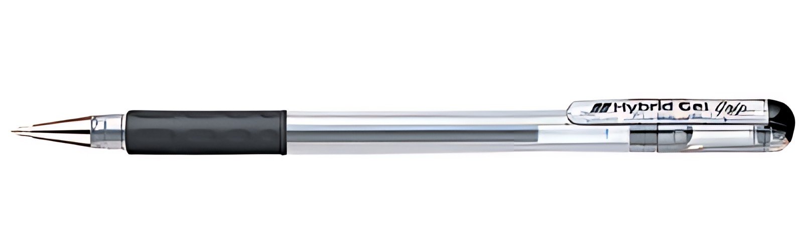 Pentel stylo roller à encre gel Hybrid Gel Grip K116, noir