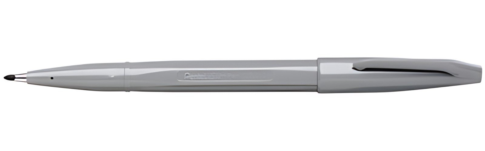 PentelArts Stylo feutre Sign Pen S520, gris argenté