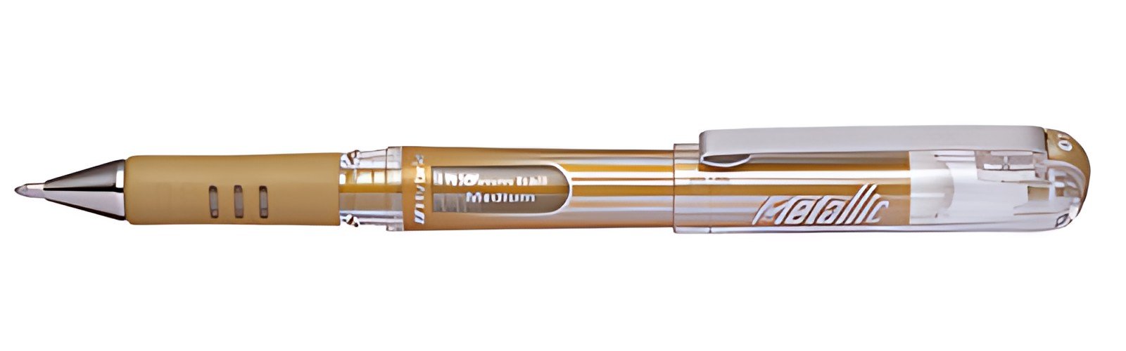 Pentel Stylo roller à encre gel K230M, or