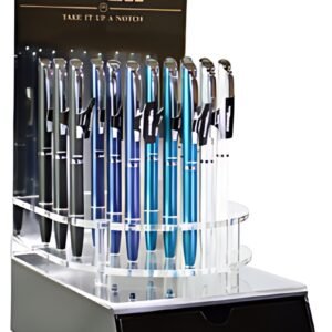 Pentel Stylo roller à encre gel EnerGel Hi-Class, présentoir