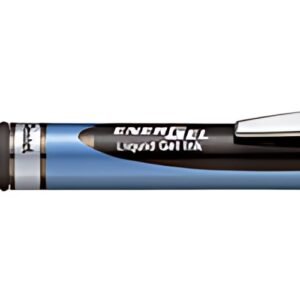 Pentel Stylo roller à encre gel liquide EnerGel BLN75, noir