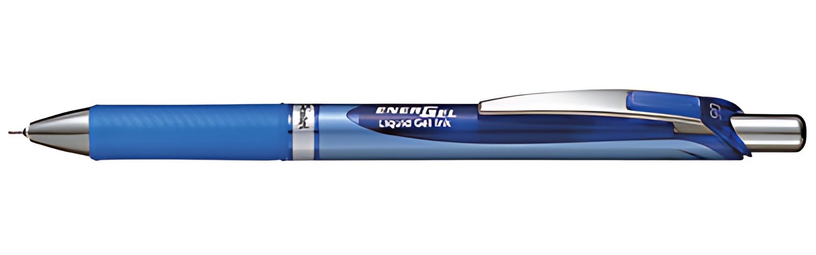 Pentel Stylo roller à encre gel liquide EnerGel BLN75, bleu