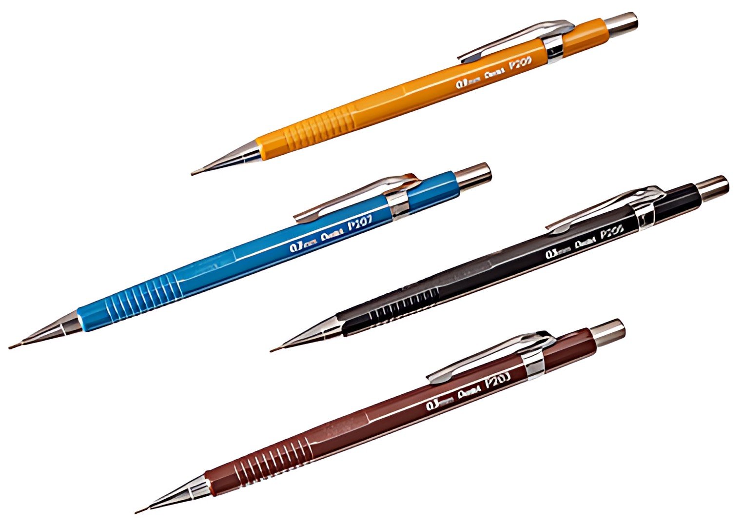 Pentel Porte-mines P203, diamètre de mines: 0,3 mm, marron