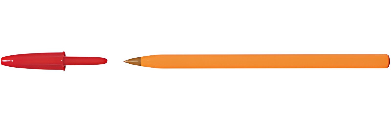 BIC Stylo à bille orange, rouge