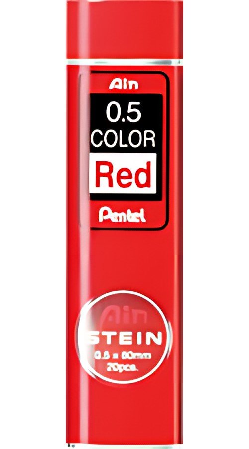 Pentel Mine de couleur AIN STEIN, rouge