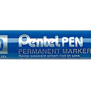 Pentel Marqueur permanent N60, pointe biseautée, bleu