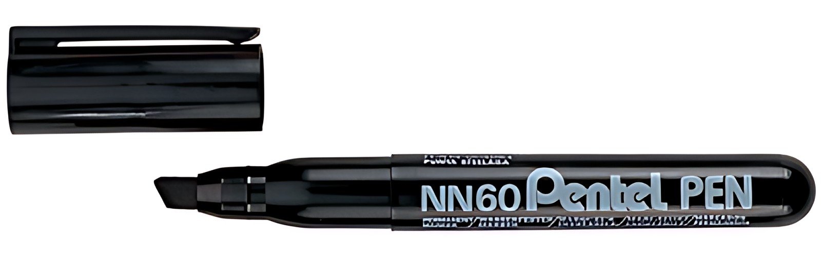 Pentel Marqueur permanent GREEN-LABEL NN60, noir
