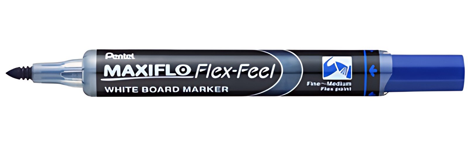 Pentel Marqueur pour tableau blanc MAXIFLO Flex-Feel, bleu