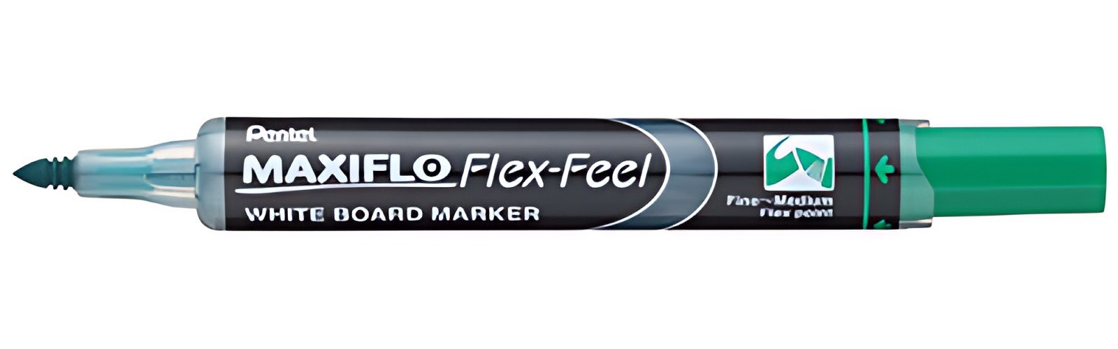 Pentel Marqueur pour tableau blanc MAXIFLO Flex-Feel, vert