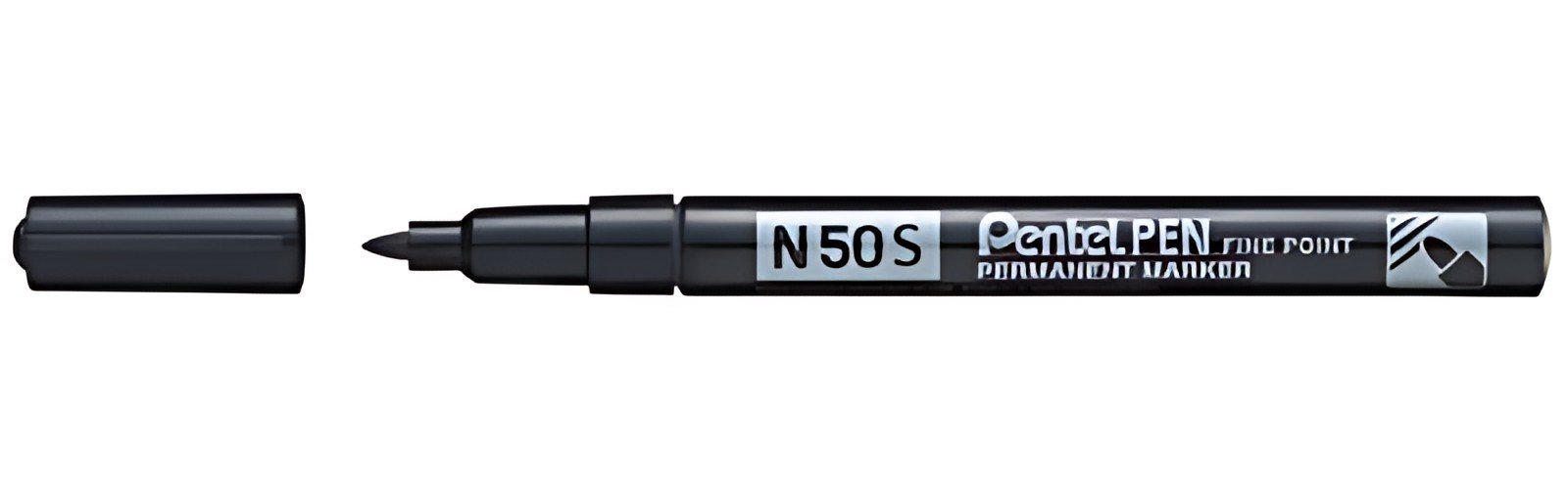 Pentel Marqueur permanent N50S, pointe ogive fine, noir