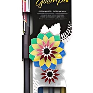 Pentel Stylo roller à encre gel Hybrid Dual Metallic, set