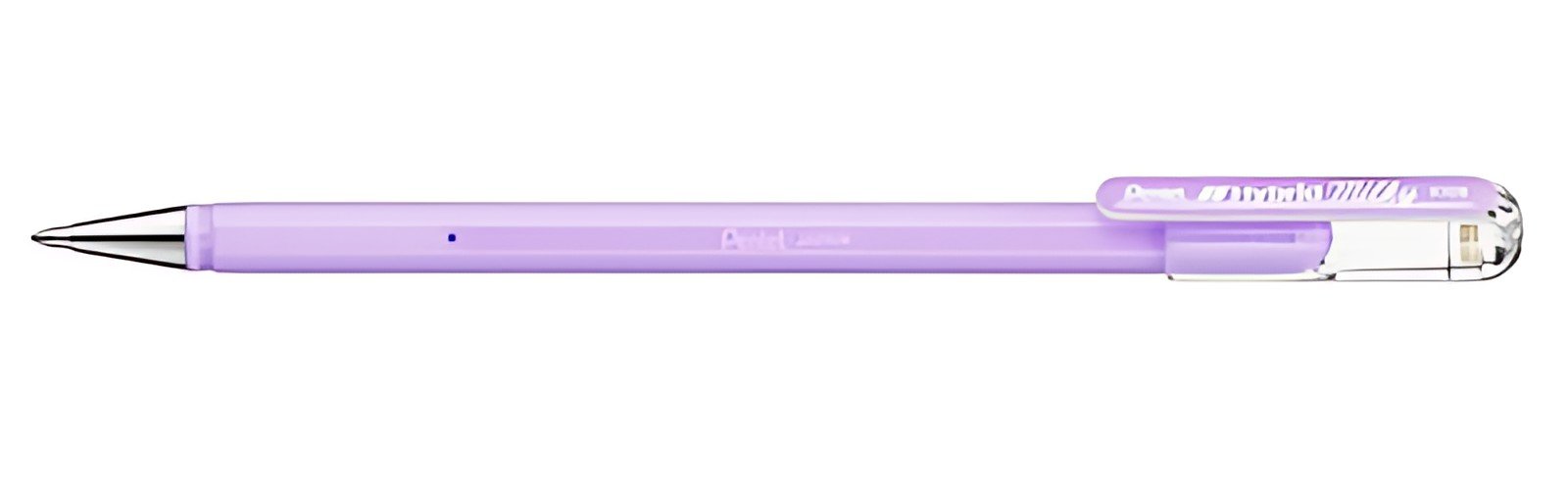 Pentel Stylo roller à encre gel Hybrid Milky, violet pastel