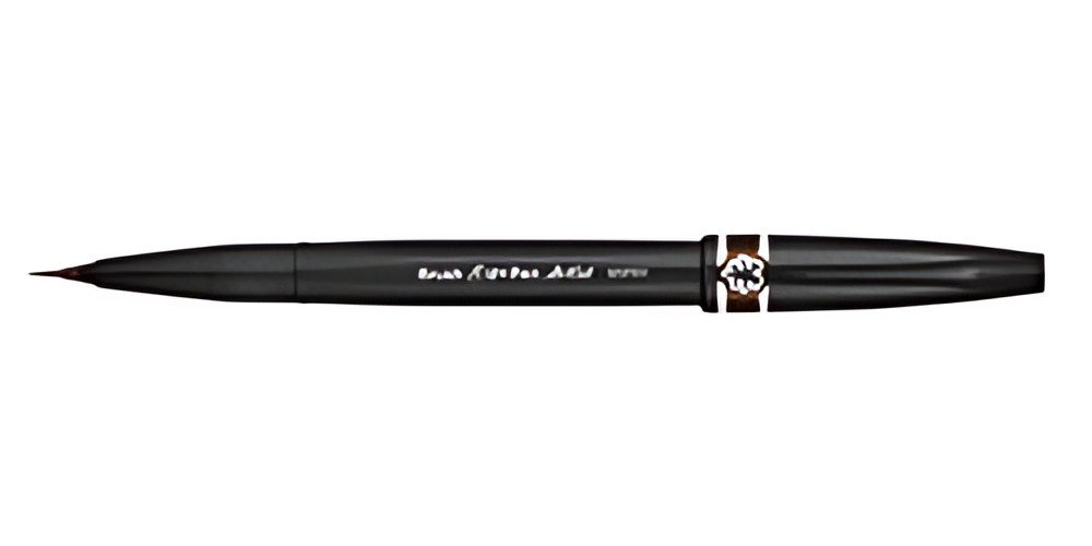 PentelArts Stylo pinceau Sign Pen Artist, marron