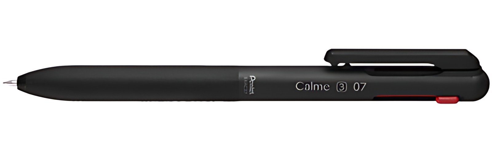 Pentel Stylo à bille rétractable multicolore Calme-3, noir
