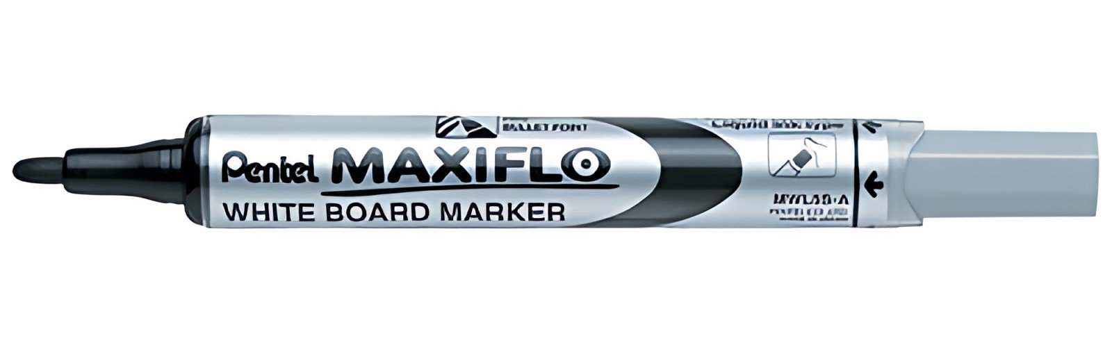 Pentel Marqueur pour tableau blanc MAXIFLO MWL5S, noir
