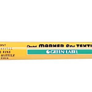 Pentel Marqueur pour tissus GREEN-LABEL NM10, noir