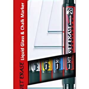 Pentel Marqueur craie WET EARASE SMW26, étui de 4, assorti
