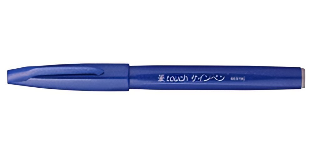 PentelArts Stylo feutre Brush Sign Pen SES 15, bleu