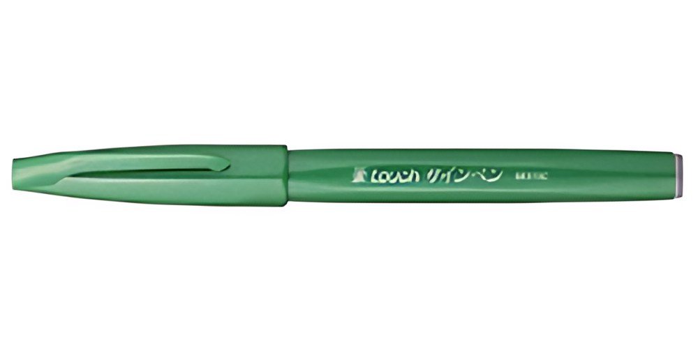 PentelArts Stylo feutre Brush Sign Pen SES 15, vert