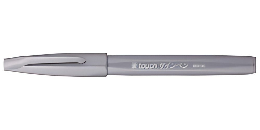 PentelArts Stylo feutre Brush Sign Pen SES 15, gris