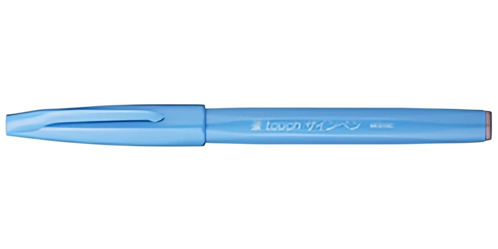 PentelArts Stylo feutre Brush Sign Pen SES 15, bleu clair