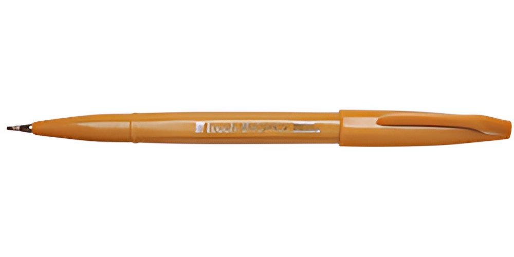 PentelArts Stylo feutre Brush Sign Pen SES 15, ocre