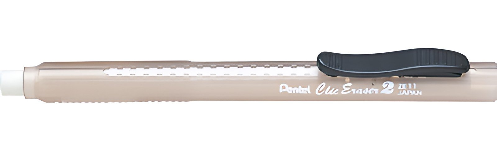 Pentel Stylo-gomme ClicEraser2 ZE11T, noir-transparent