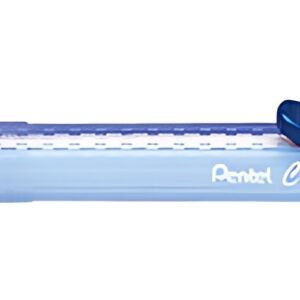 Pentel Stylo-gomme ClicEraser2 ZE11T, bleu-transparent