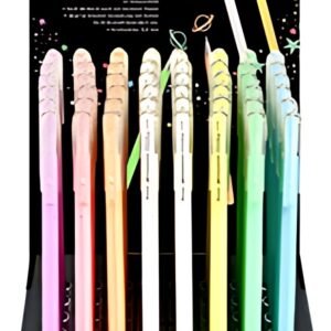 Pentel Stylo roller à encre gel Hybrid Milky, présentoir