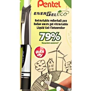 Pentel Stylo roller à encre gel EnerGel BL77 Eco, étui de 4