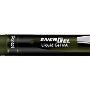 Pentel Stylo roller encre gel Energel BL77, olive black
