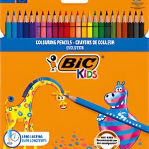 BIC KIDS Crayon de couleur Evolution ecolutions, étui en