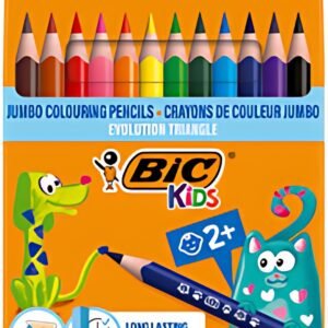 BIC KIDS Crayons de couleur triangulaires Evolution Triangle
