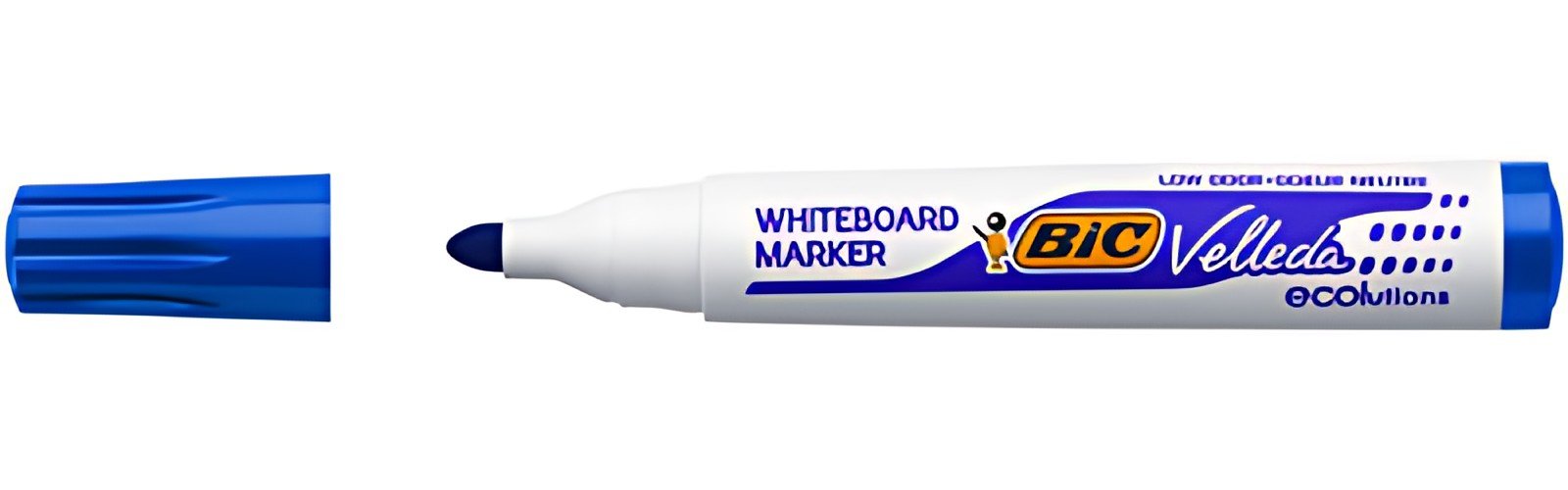 BIC Marqueur tableau blanc Velleda 1701 ECOlutions, bleu