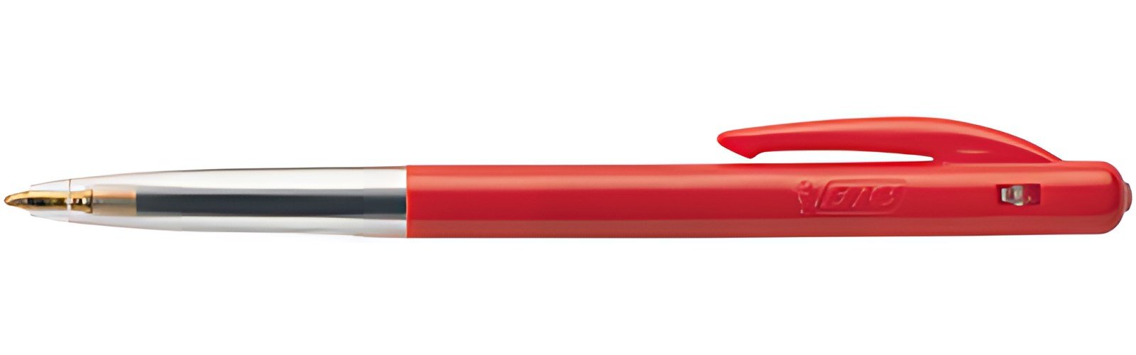 BIC Stylo à bille rétractable M10, rouge
